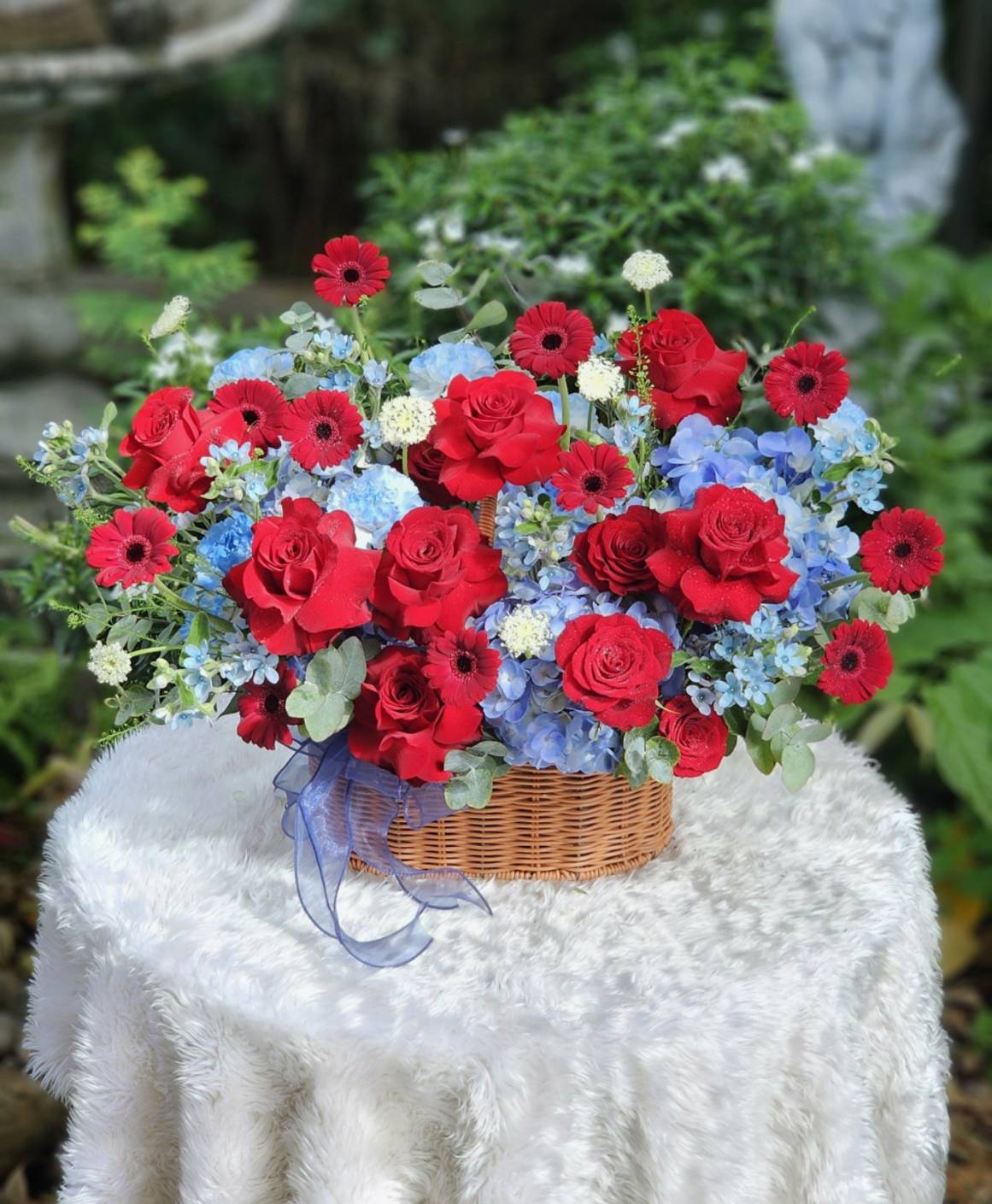 Flower Baskets, a real arrangement by ChorPhaka Florist