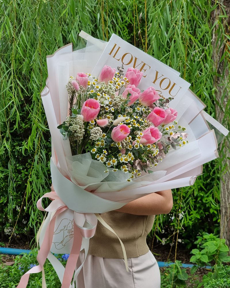 Congratulations Bouquets No. 8, arranged by ChorPhaka Florist
