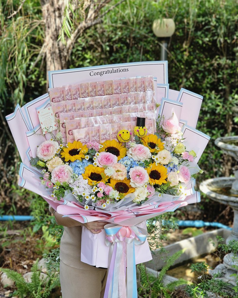 Congratulations Bouquets No. 46, arranged by ChorPhaka Florist